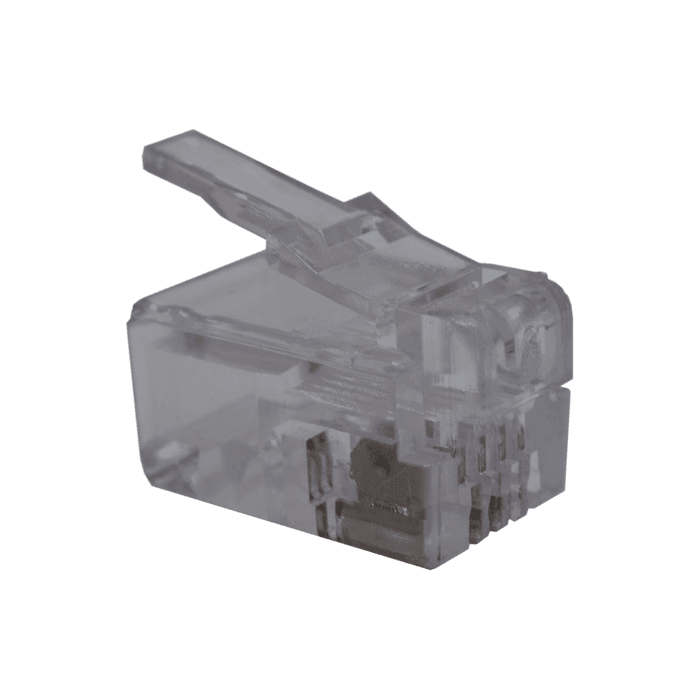 Коннекторы 4P4C (Телефонные разъемы) (RJ-11) Уп. 100шт.
