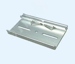 Замок для крепления S-15, S-25, SP-100, SP-150, SP-200, SP-75 на DIN-рейку, алюм.