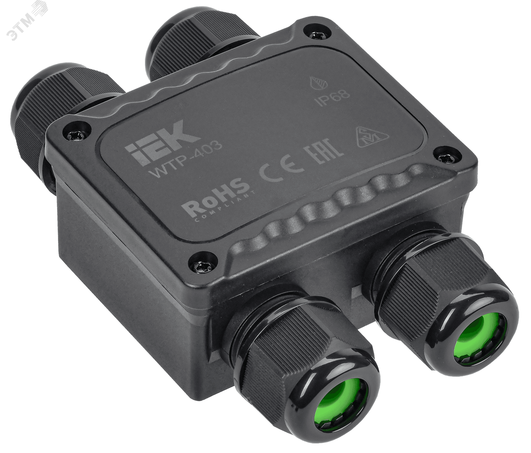 Коробка распред. герметичная WTP-403 4 ввода IP68