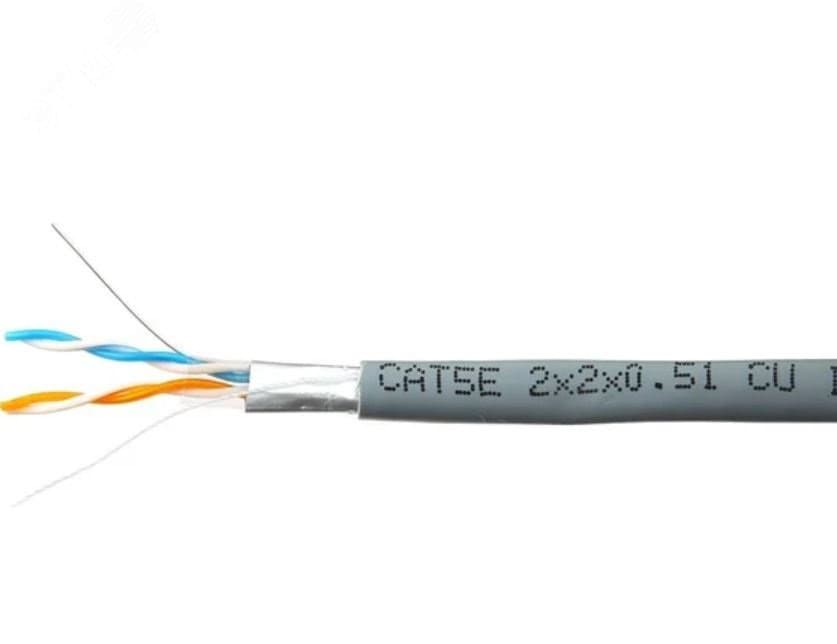 Витая пара F/UTP кат 5e 2х2х0.48 AWG24 Standart PVC IN