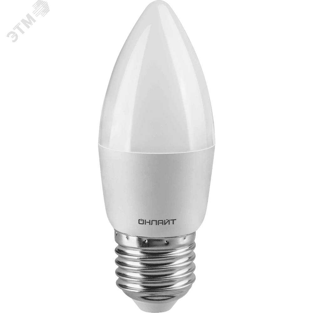 Лампа светодиодная 12вт OLL-C37-12-230-6.5K-E27-FR