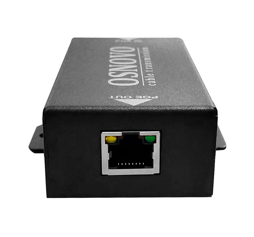 Удлинитель PoE 2хRJ-45 10/100 Мб/с, до 100 м