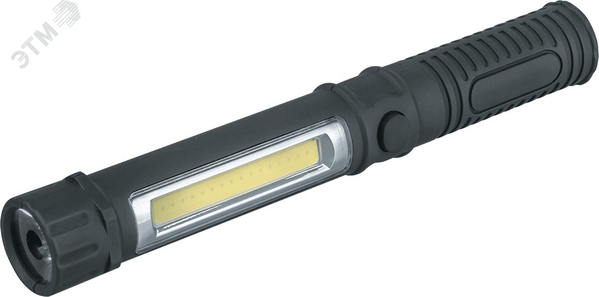 Фонарь светодиодный NPT-W05-3AAA 1Вт LED+1Вт COB LED пластик