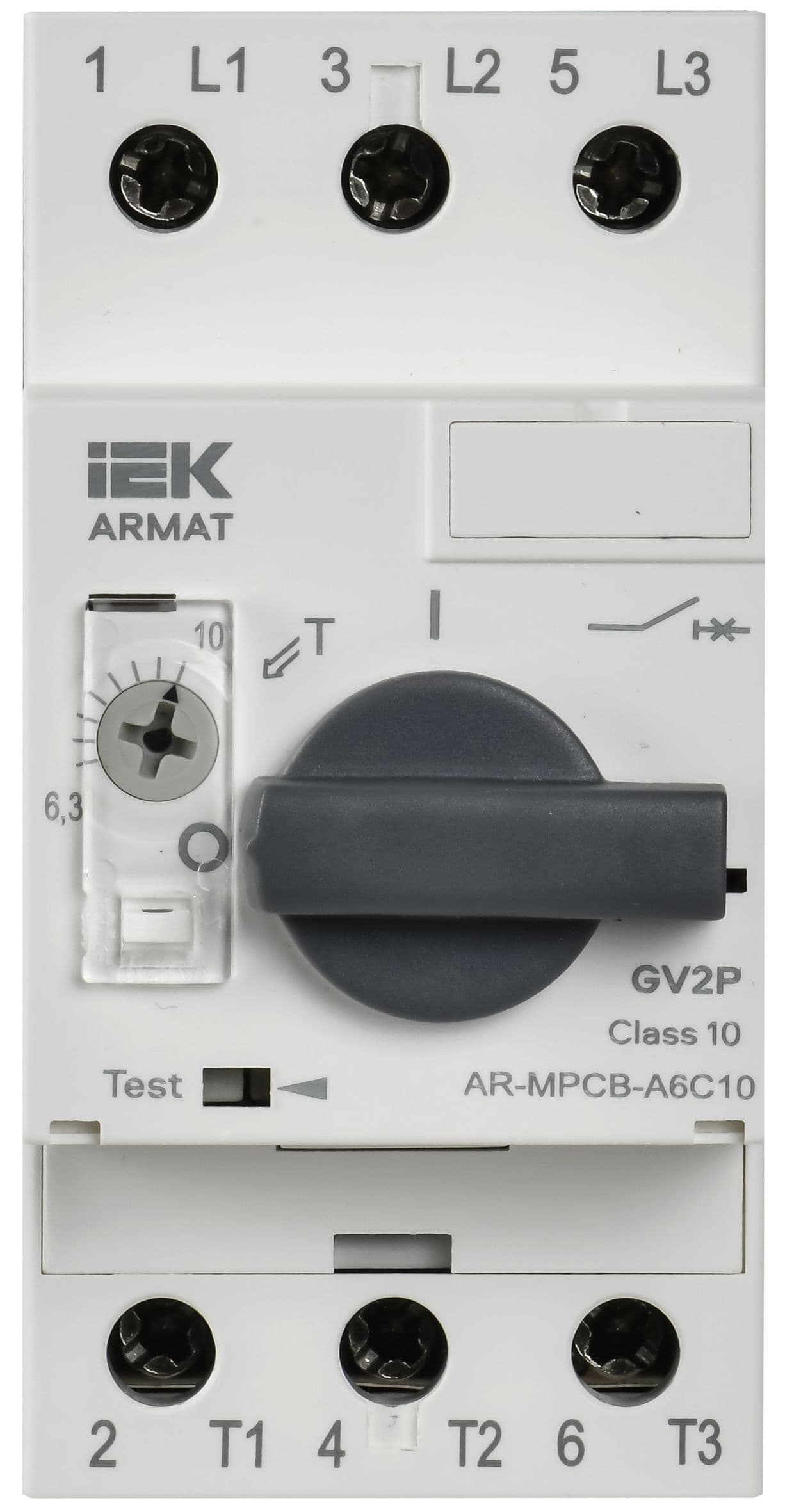 ARMAT Автоматический выключатель защиты двигателя A6 GV2P 6,3-10А