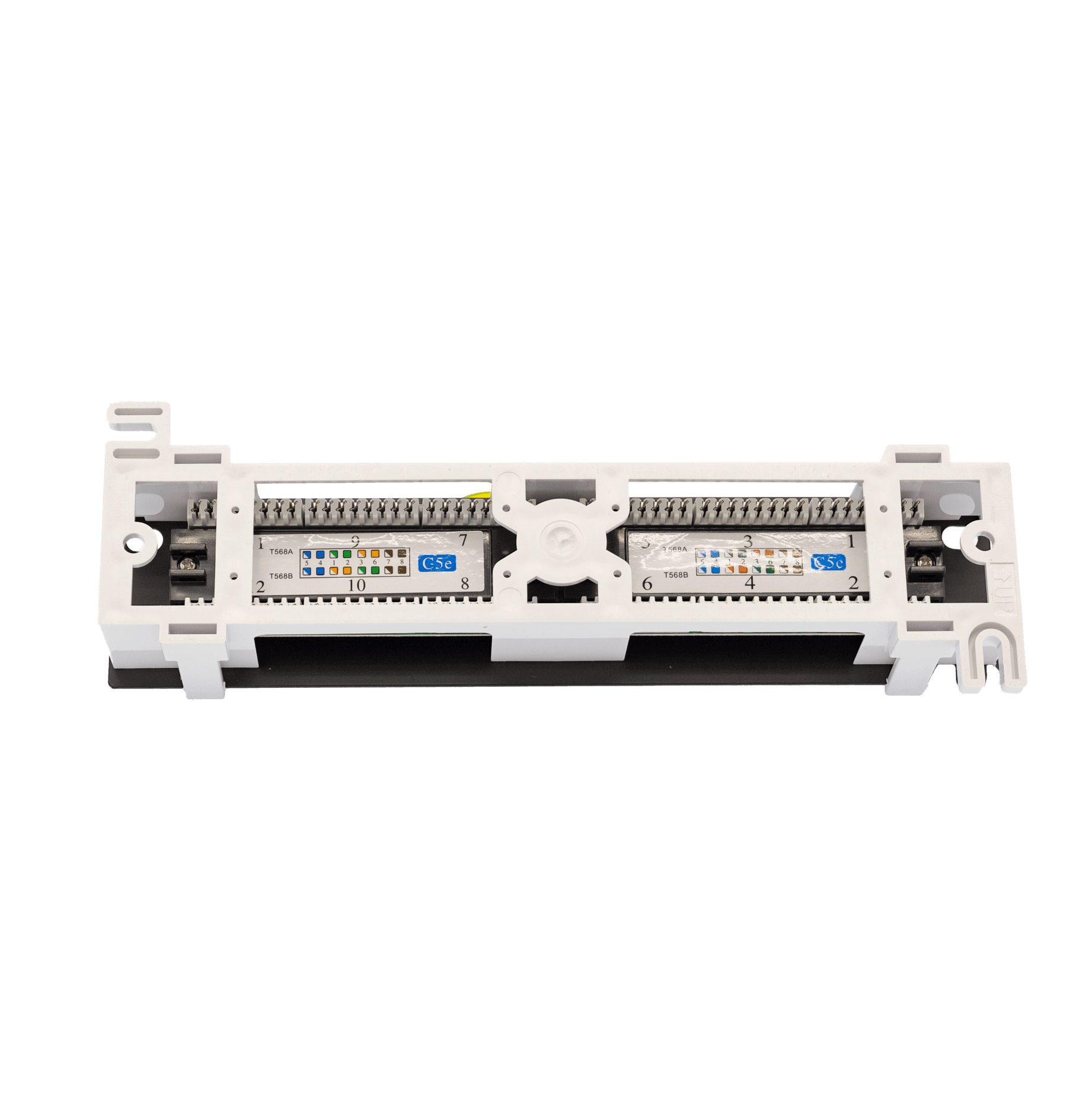 Патч-панель настенная 12 портов RJ-45. UTP. Cat.5e
