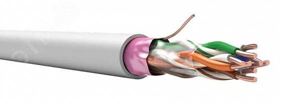 TechnoLAN U/UTP Cat 5e PVC LSнг(А)-LS 4х2х0.52