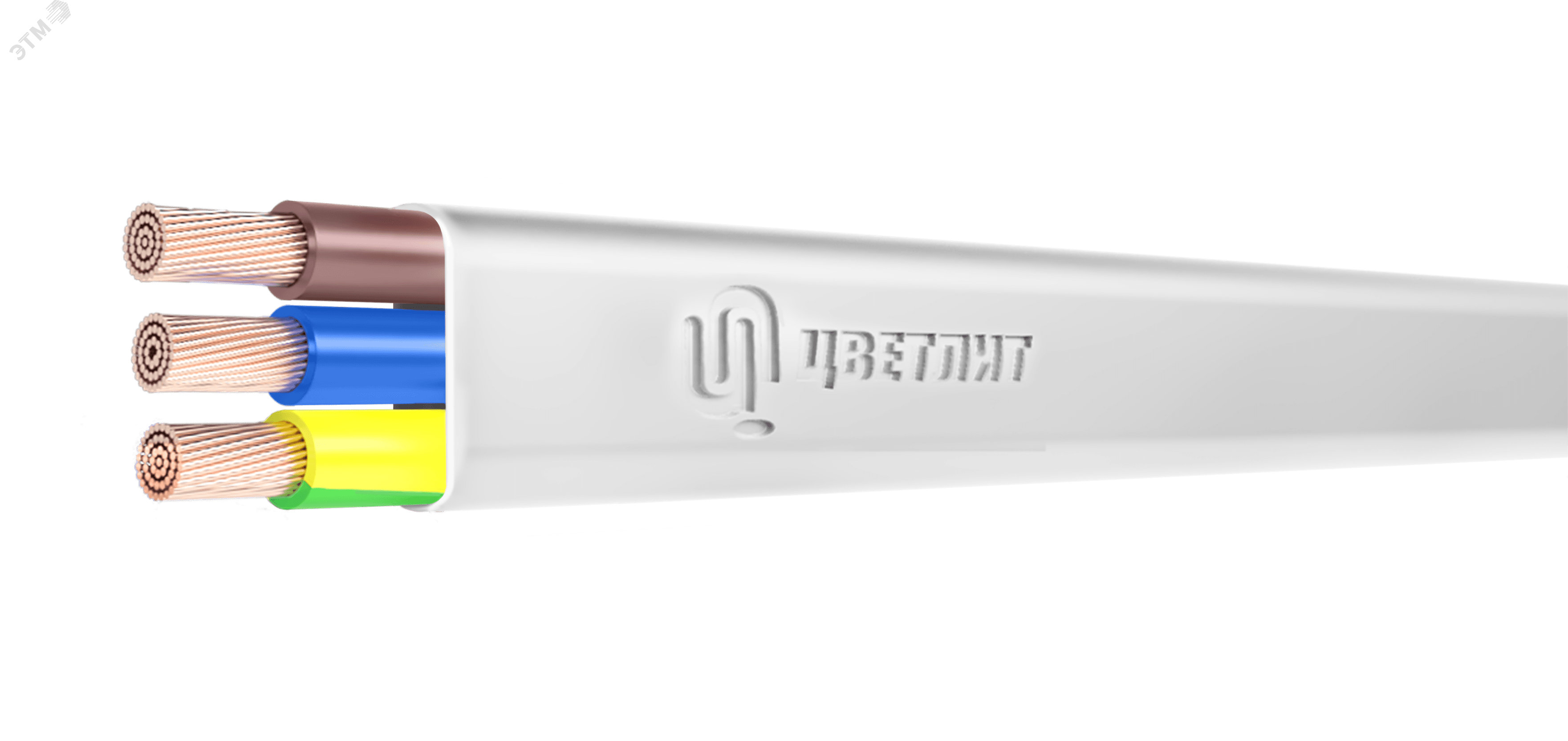 Провод силовой ПБВВГ 3х1.5 (N.PE) ТРТС