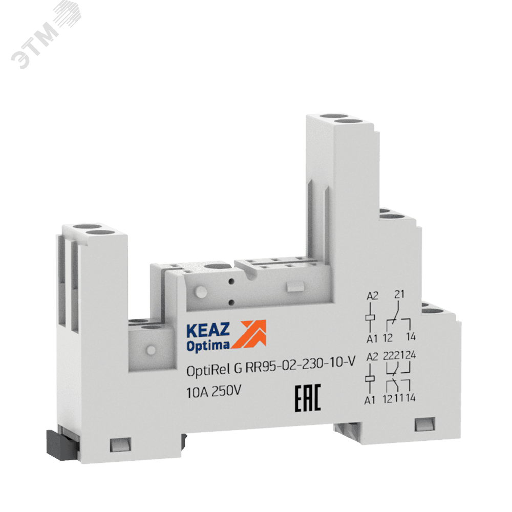 Розетка для реле OptiRel G RR95-02-230-10-V