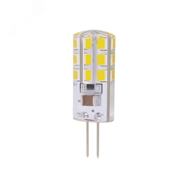 Лампа светодиодная LED 3Вт G4 200Лм теплый 220V/50Hz