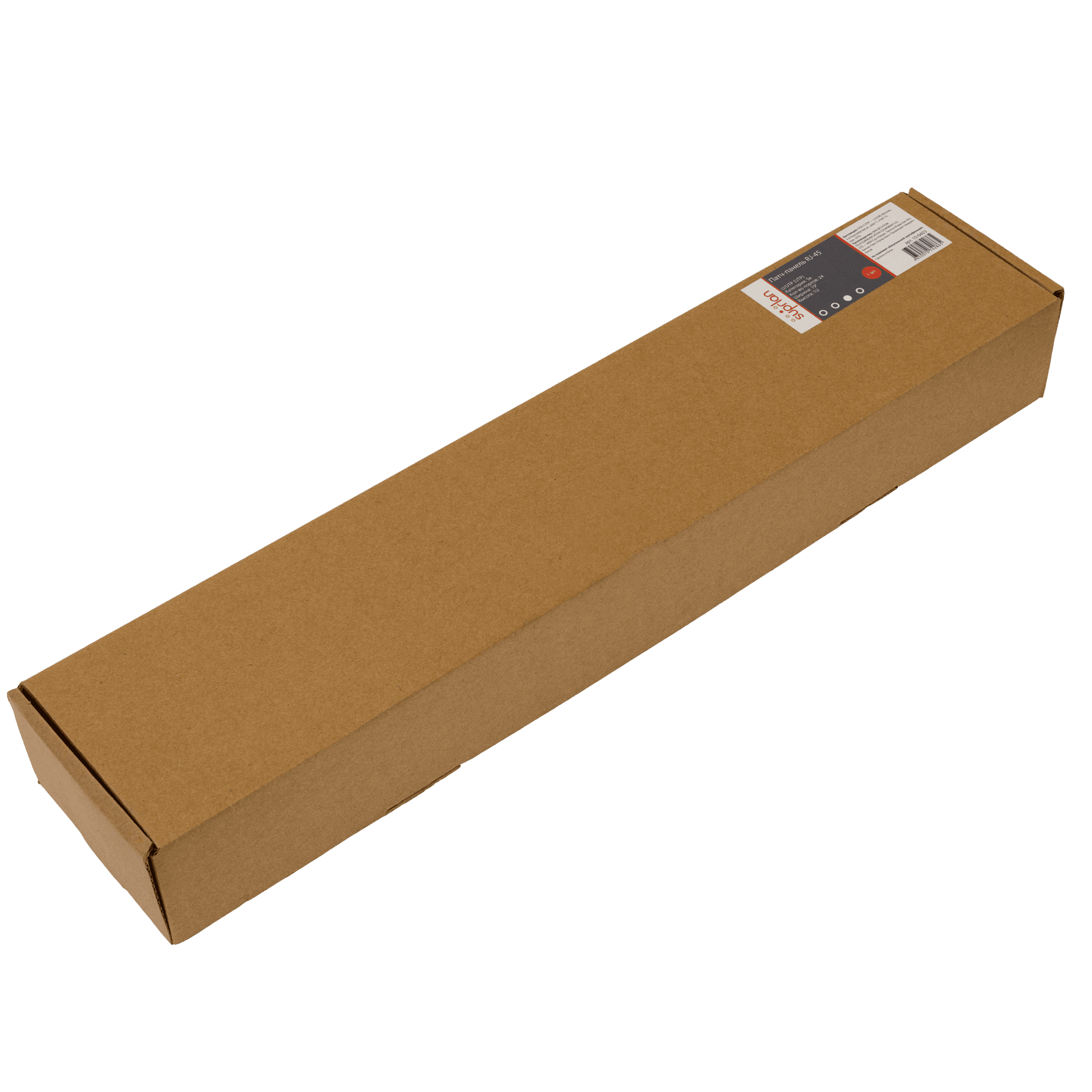 Патч-панель 19'. 24 порта RJ-45. UTP. Cat.5e. 1U