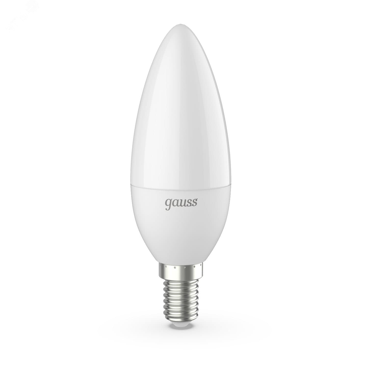 Лампа светодиодная LED 9.5 Вт 950 лм 4100К свеча нейтральный E14 AC 220В Black