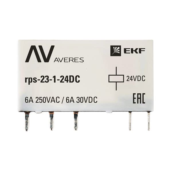 Реле РП slim 23/1 6A 24В DC AVERES