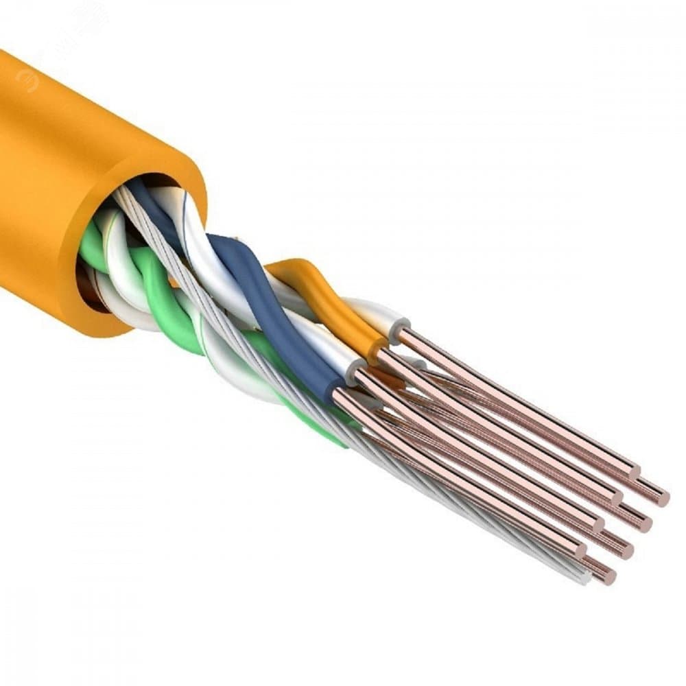 Витая пара U/UTP 4PR 24AWG CAT5e нг(А)-HF LSZH бухта 305м
