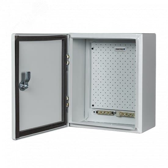 Шкаф с монтажной панелью (ЩМП) IP54, 290х390х190 мм МАСТЕР-2У Mastermann