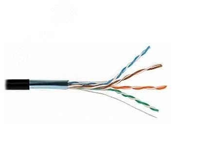 Витая пара F/UTP кат 5e 4х2х0.48 AWG24 Standart PE OUT