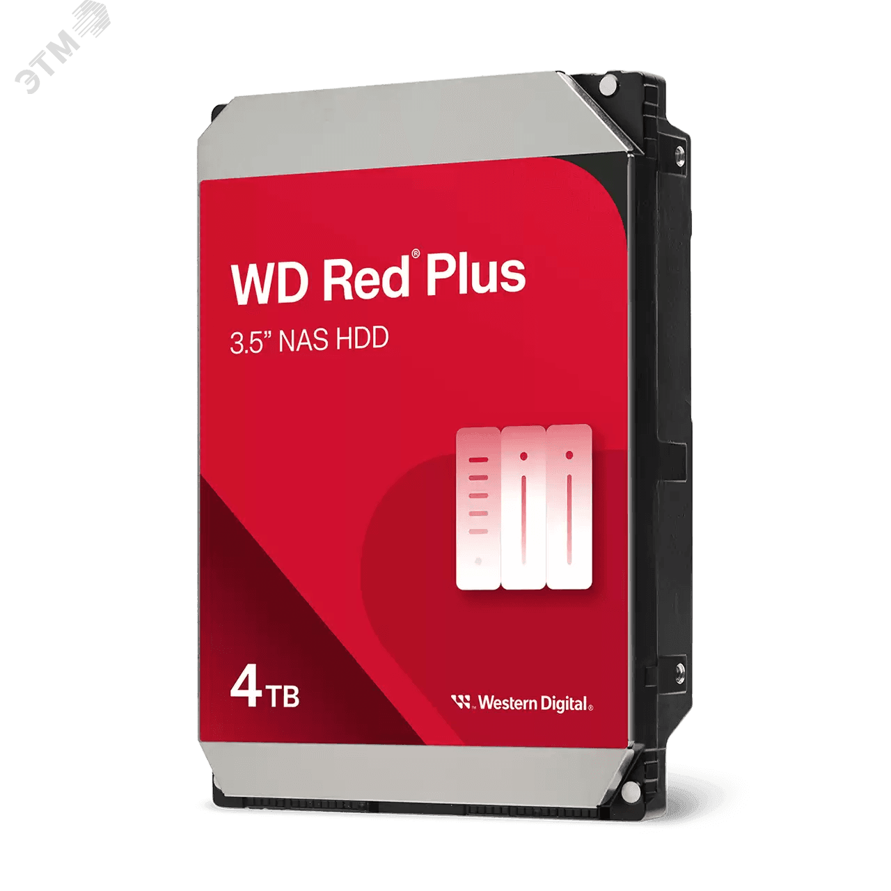 Жесткий диск 4TB Red Plus 3.5'', SATAIII, 5400 об/мин, 256 МБ