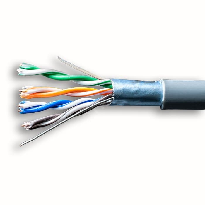 Витая пара F/UTP Cat 5e 4х2хAWG24 Standart IN Cu (FTP Cat 5e 4x2x0.48 5e In/Cu)