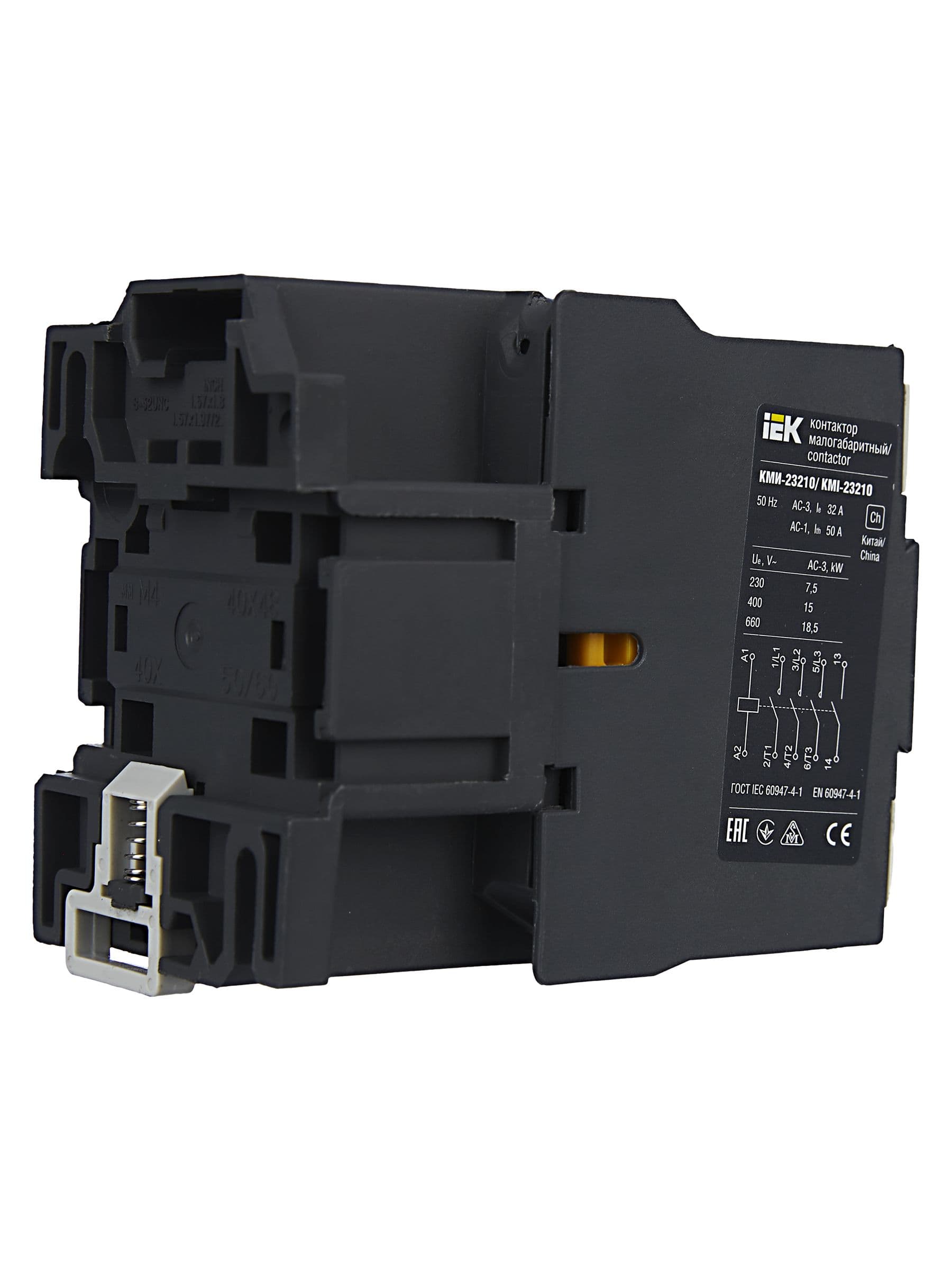Контактор КМИ-23210 32А 230В/АС3 1NO