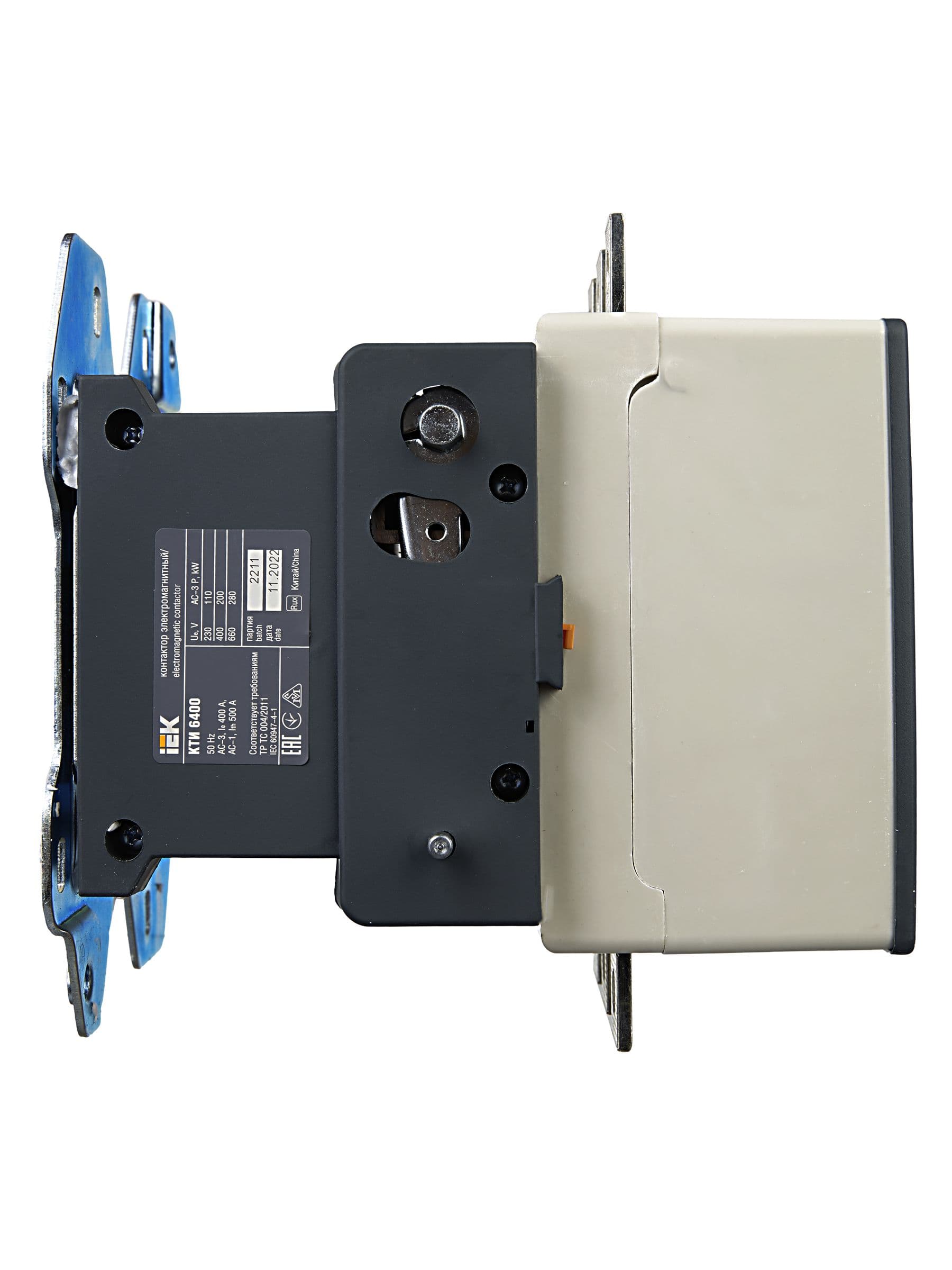 Контактор КТИ-6400 400А 230В/АС3 IEK