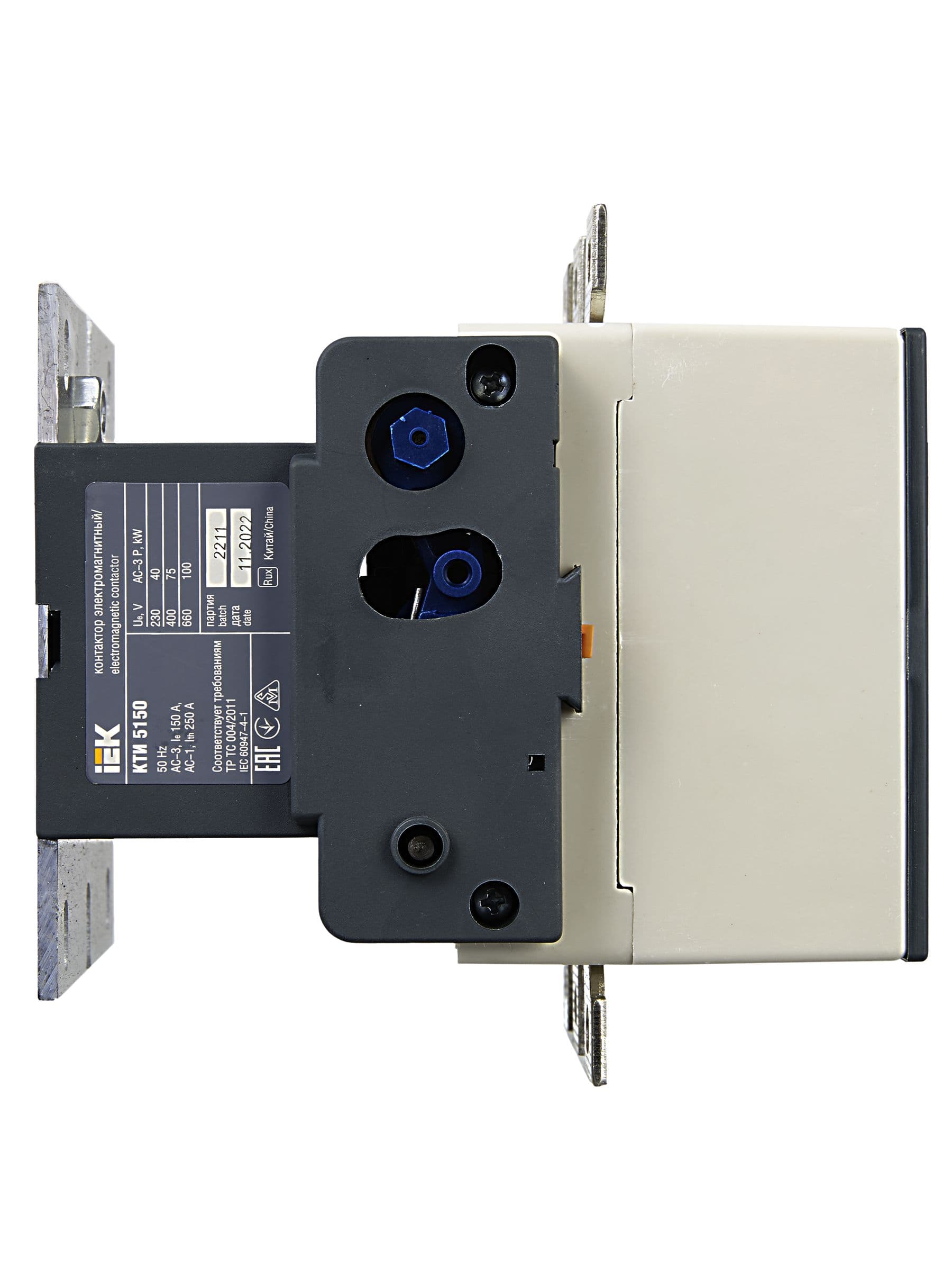 Контактор КТИ-5150 150А 230В/АС3