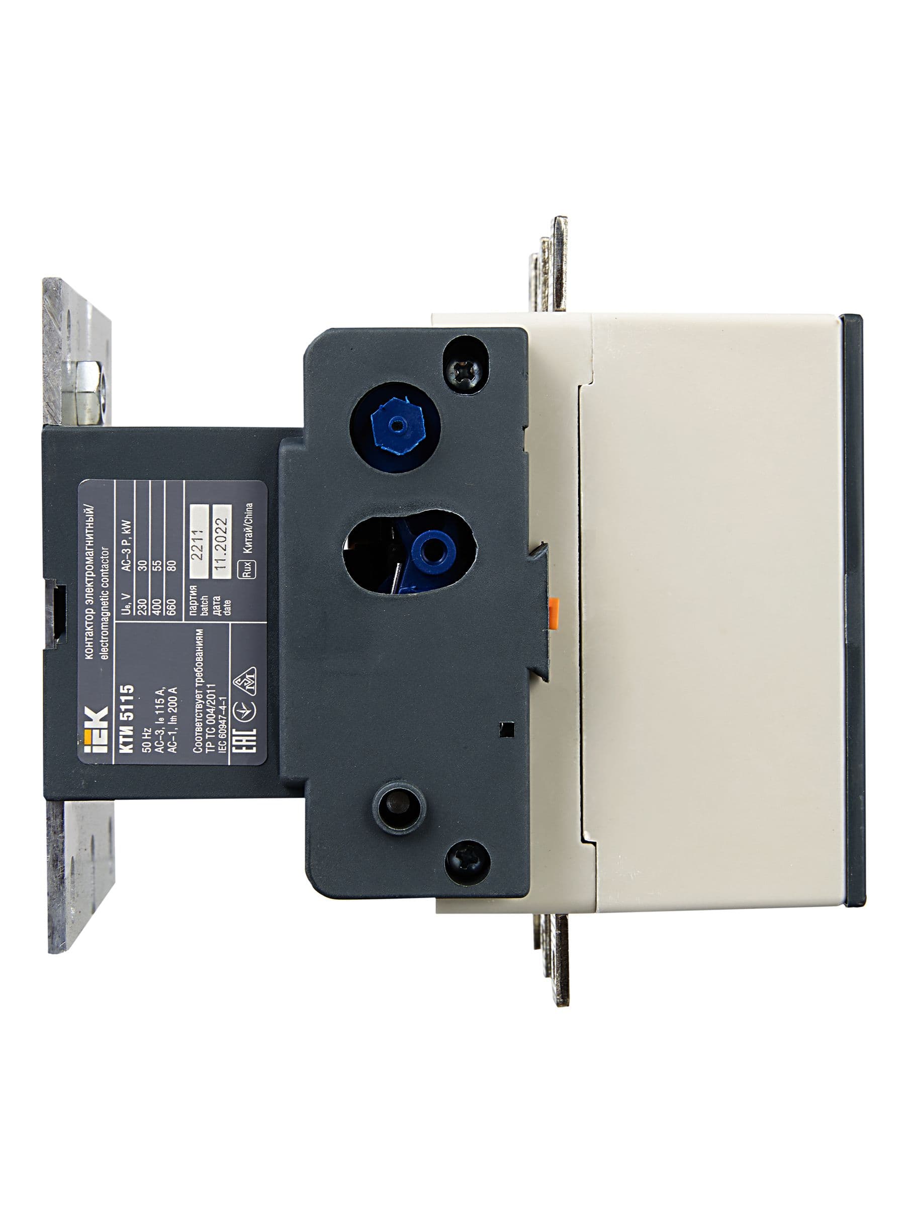 Контактор КТИ-5115 115А 400В/АС3