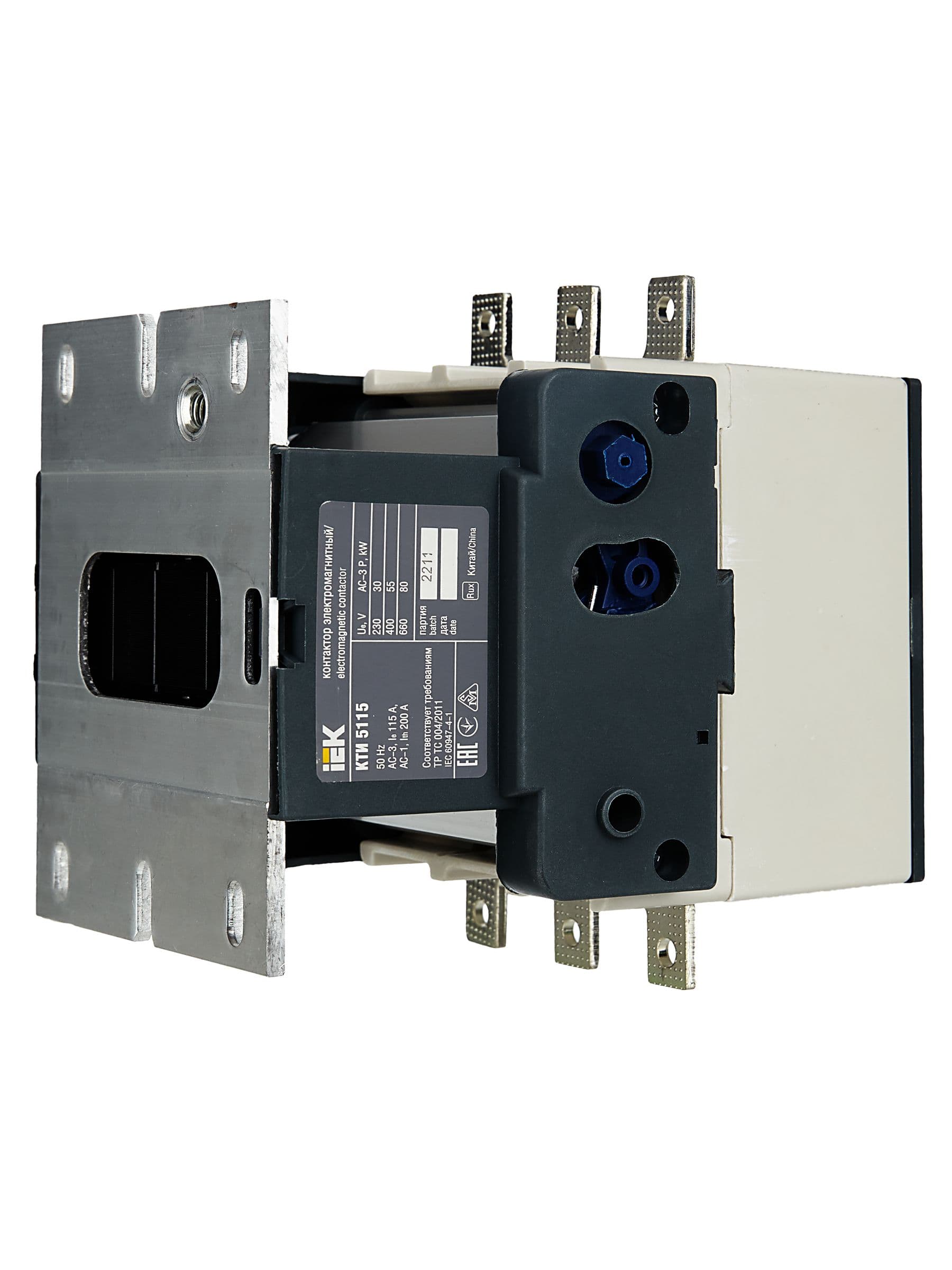 Контактор КТИ-5115 115А 400В/АС3