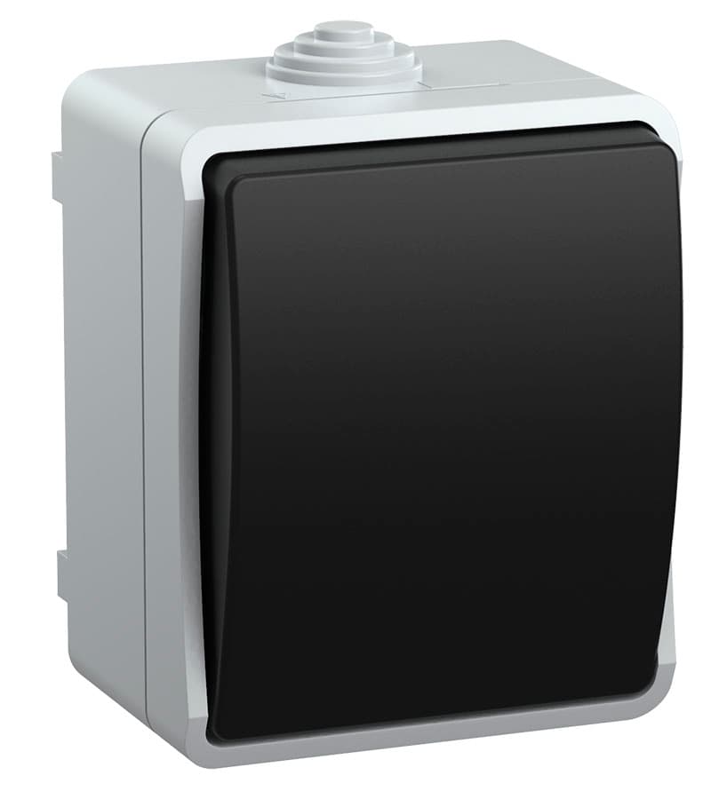 ФОРС Выключатель одноклавишный проходной для открытой установки 10А IP54