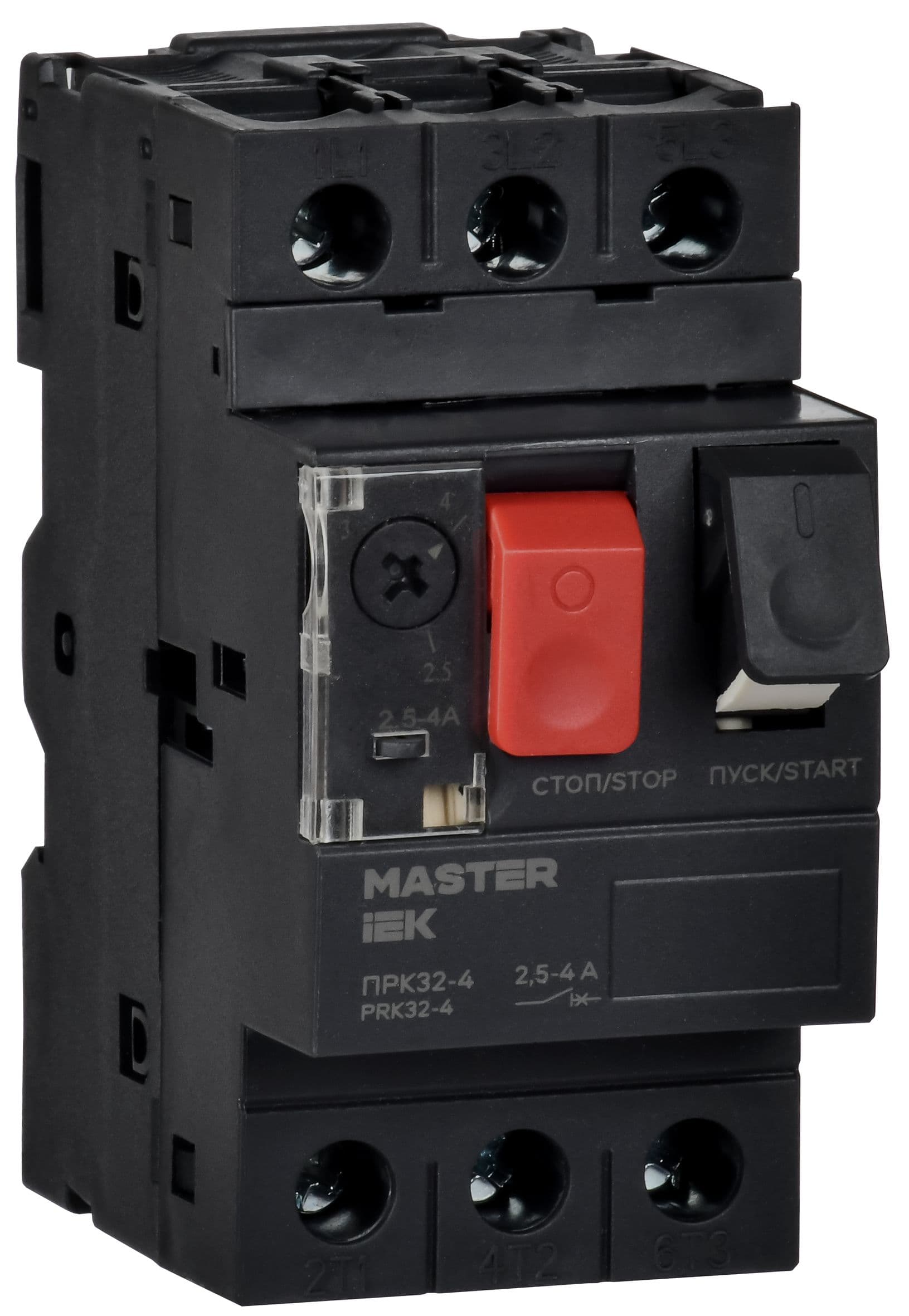 Пускатель ПРК32-4 In=4А Ir=2,5-4А Ue 660В MASTER IEK