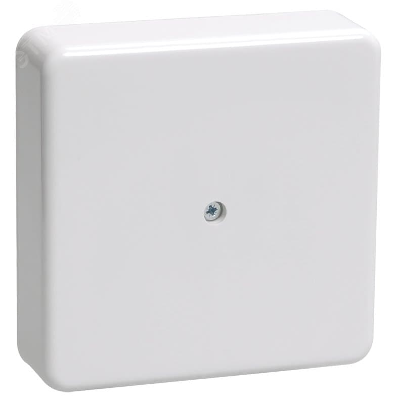 Коробка клеммная 75х75х20 белая IP40 КМ41212-01
