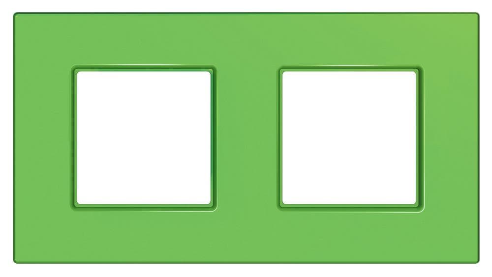 UNICA QUADRO Рамка 2 поста киви