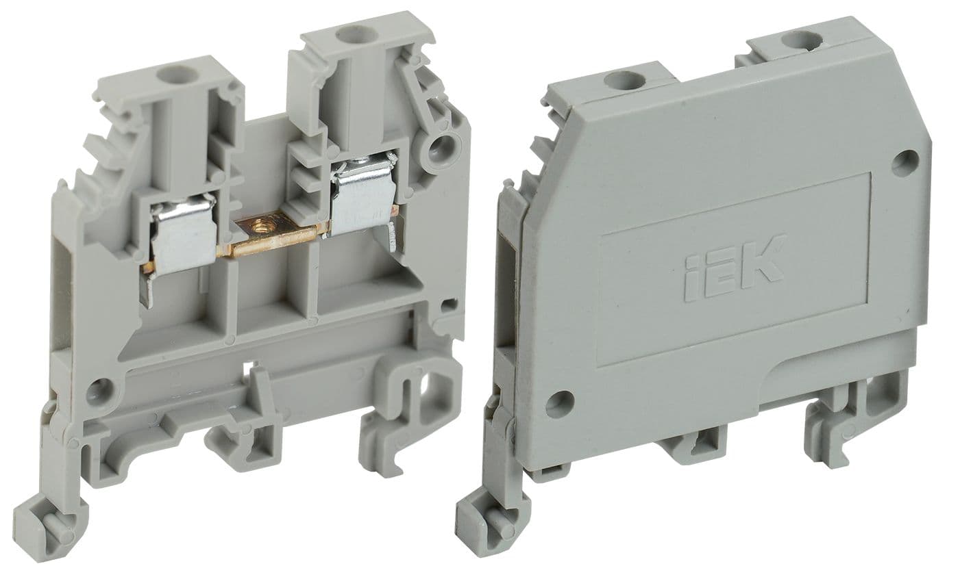 Зажим наборный ЗНИ-2,5мм2 (JXB24А) серый
