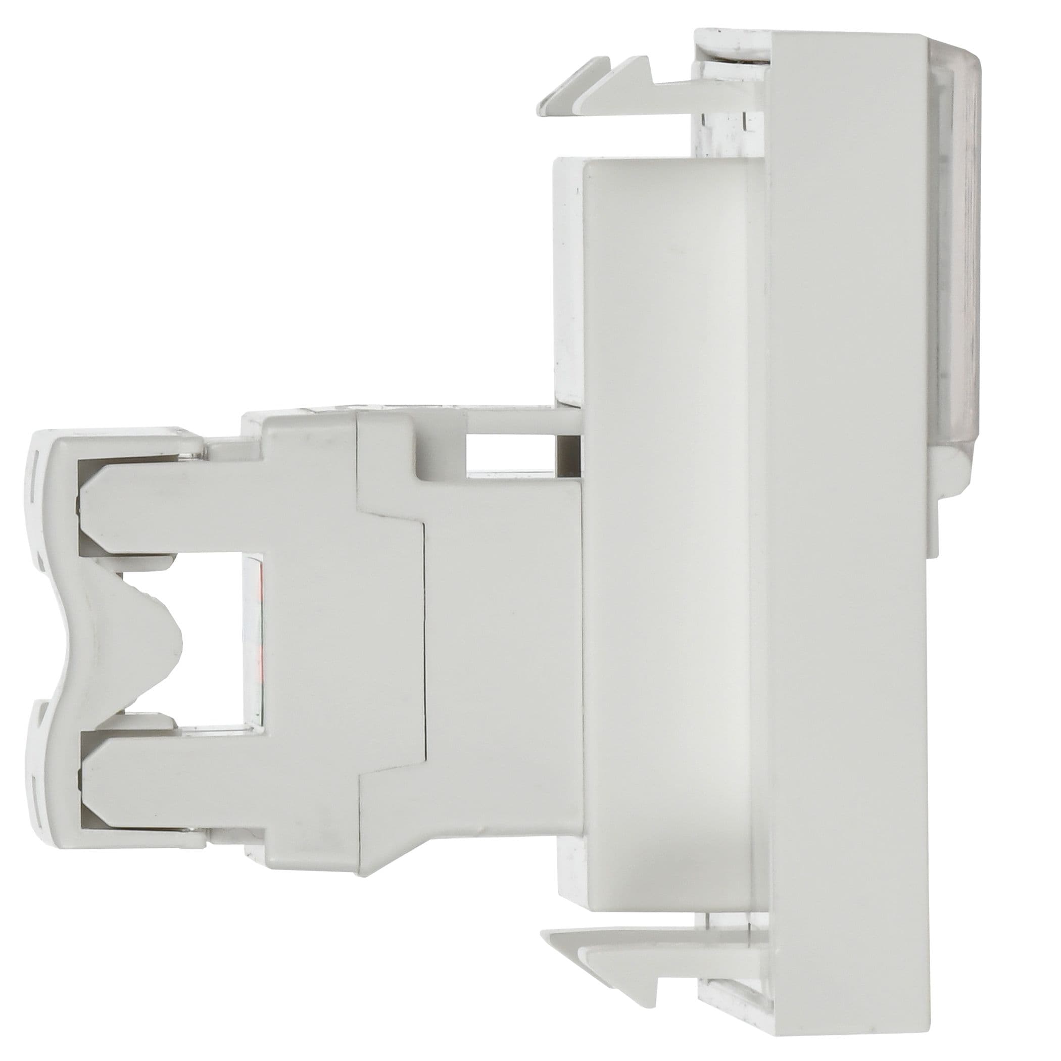 Розетка компьютерная РКИ-20-00-П RJ-45 UTP кат.5e (на 2 модуля) ПРАЙМЕР белая