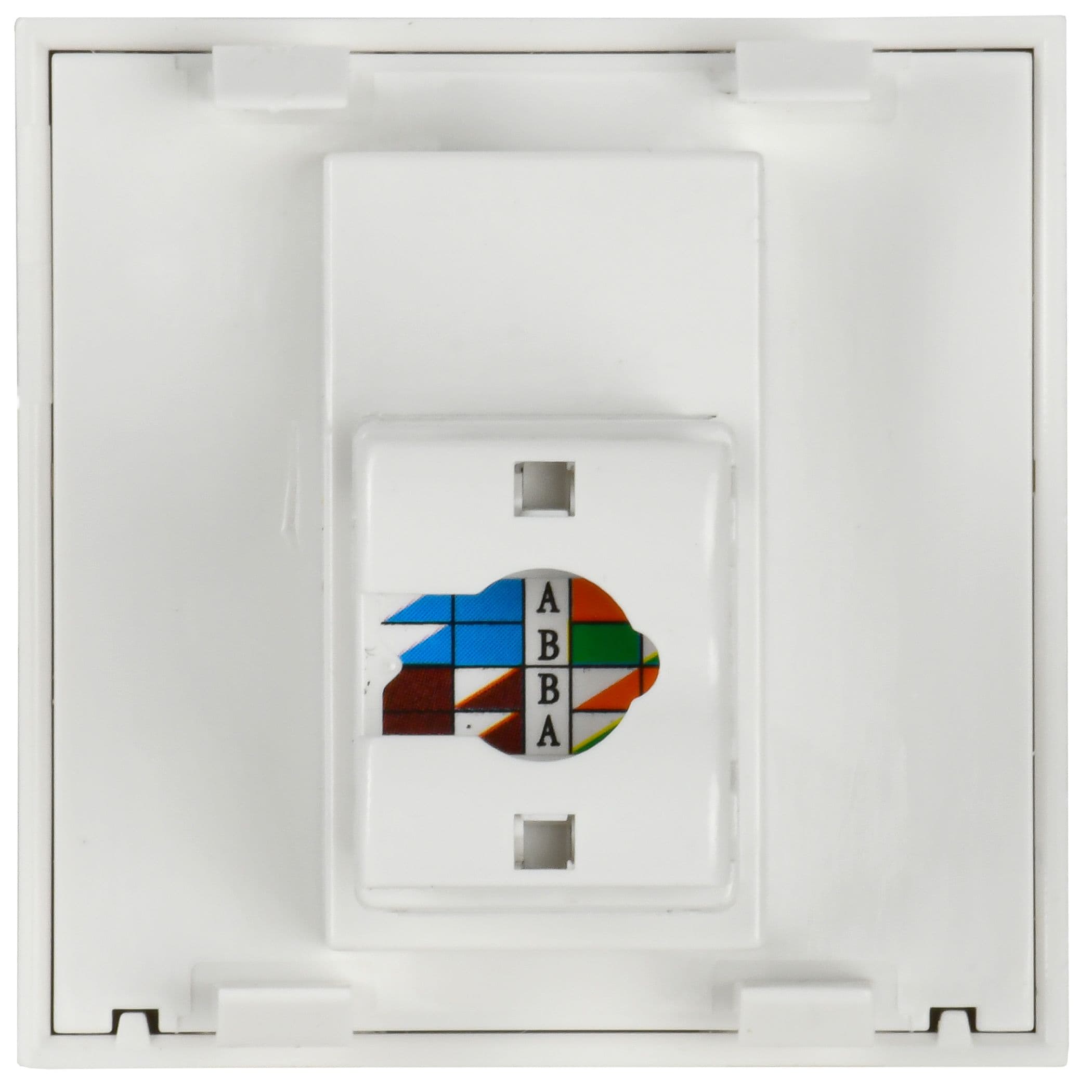 Розетка компьютерная РКИ-20-00-П RJ-45 UTP кат.5e (на 2 модуля) ПРАЙМЕР белая
