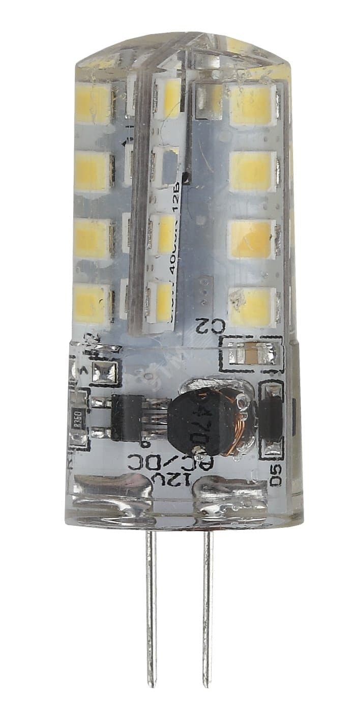 Лампа светодиодная LED 3 Вт 240Лм 2700К капсула теплый G4 12В LED JC-3W-12V-827-G4 Standart