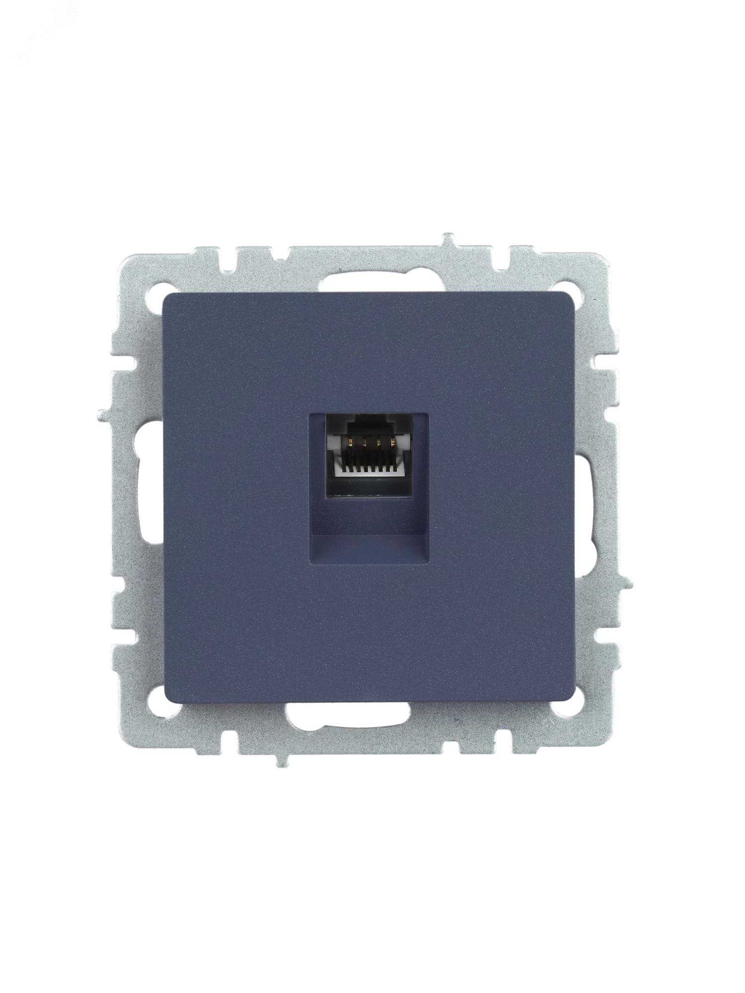 BRITE Розетка компьютерная RJ45 кат.5E РК10-БрМ маренго