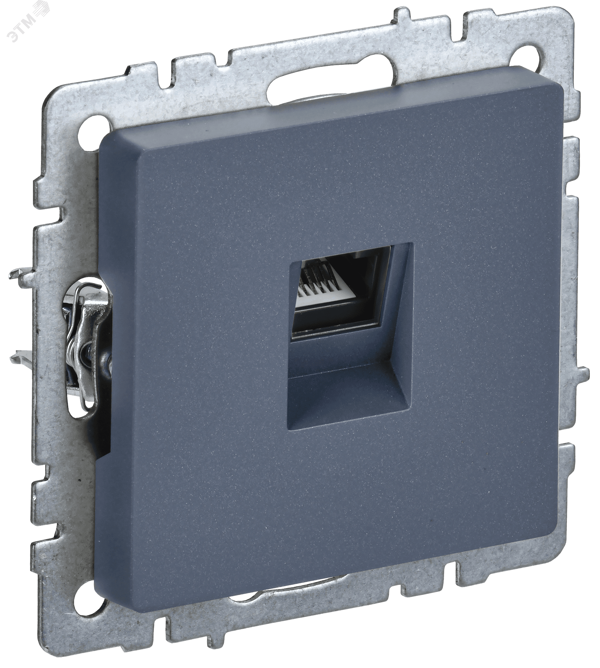 BRITE Розетка компьютерная RJ45 кат.5E РК10-БрМ маренго