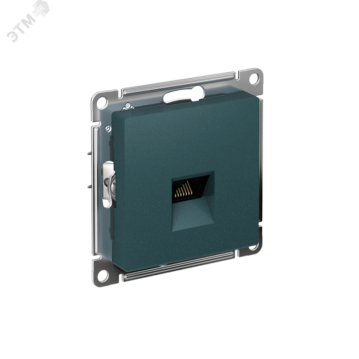 Розетка ATLASDESIGN компьютерная RJ45 механизм изумруд