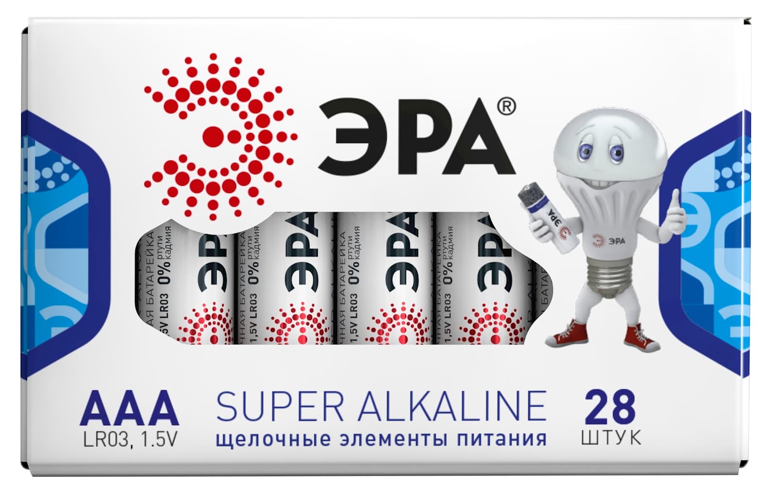Батарейка LR03-28 box SUPER Alkaline (28/1120/44800)