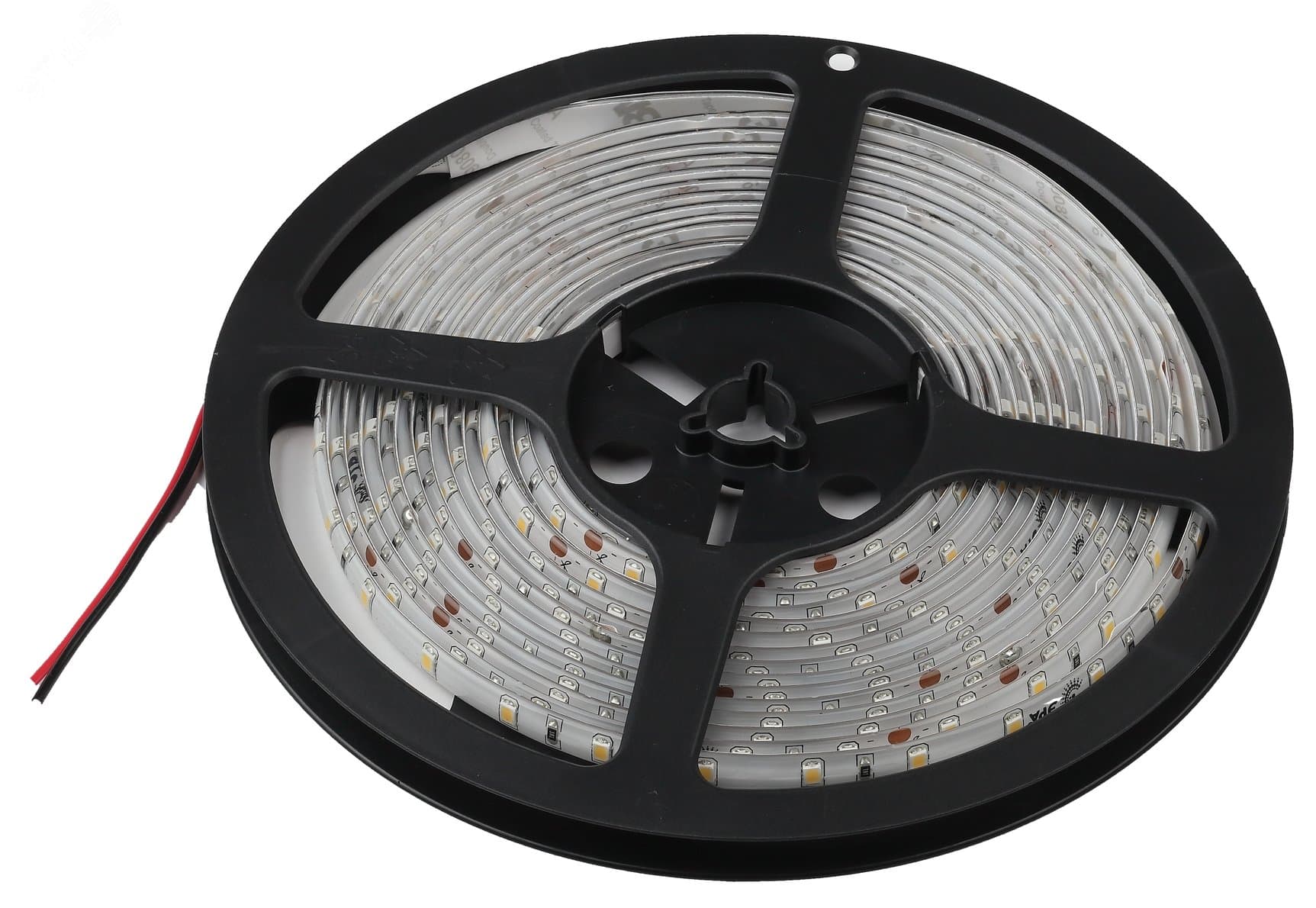 Лента светодиодная 4,8Вт/м 24В 4000К IP65 60LED/м LS2835-4,8-60-24-65-4000К-5m