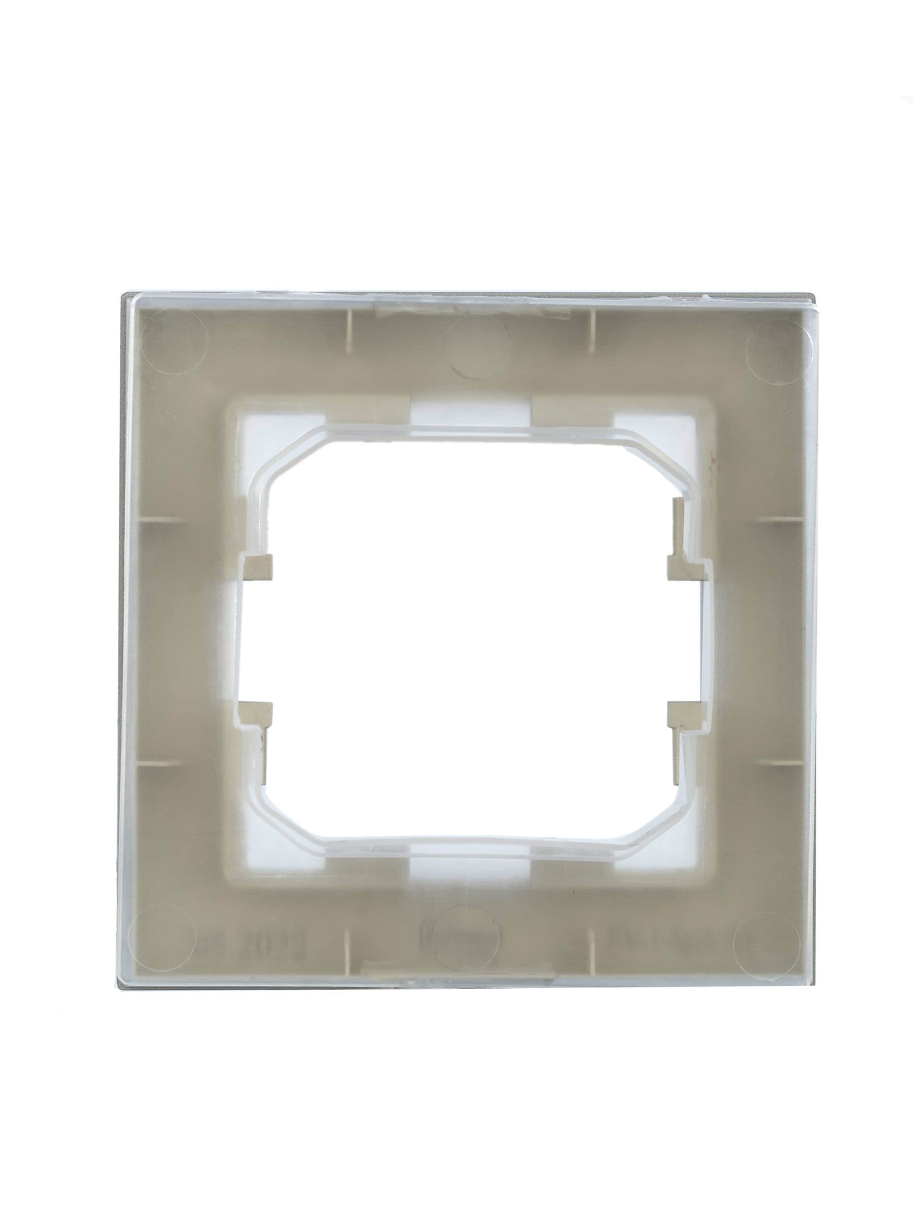 BRITE Рамка 1-местная IP44 РУ-1-БрА-44 алюминий
