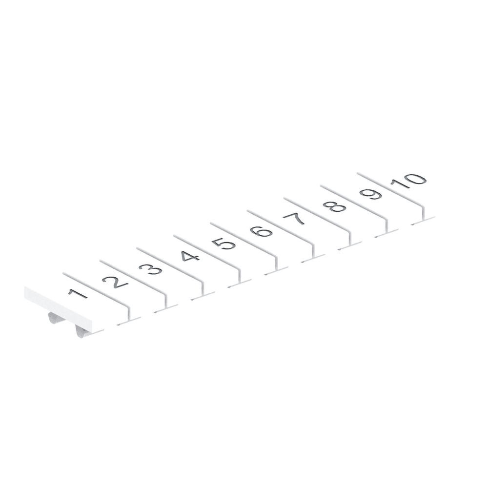 "Маркировка для клемм Ш=8 мм ""1-10"" (40 шт) OptiClip MC8/H/1-10"