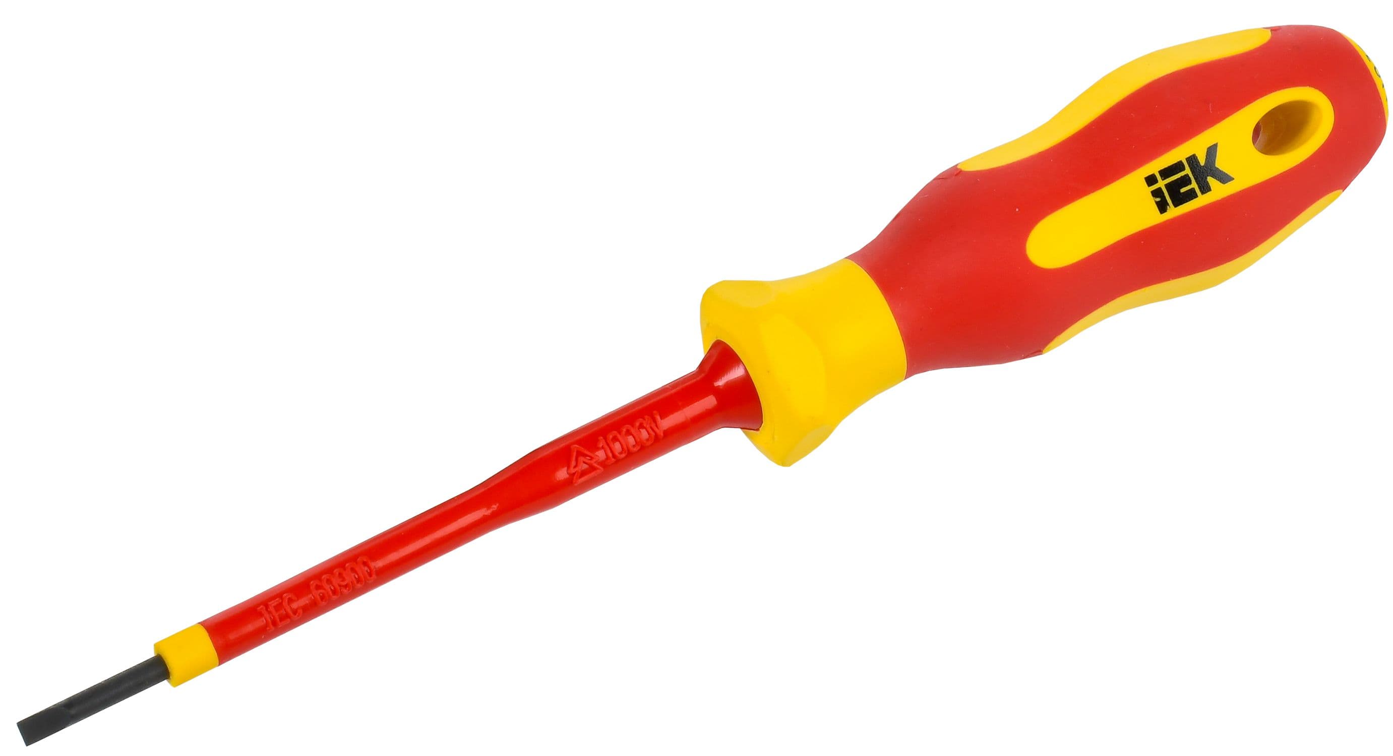 ARMATOOL Отвертка диэлектрическая SL2,5х75 Т2 IEK