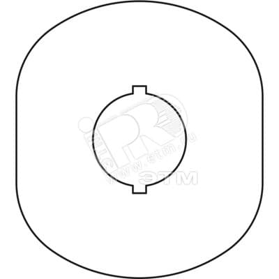 Шильдик MA6-1024 (желт.пласт. 1 место) с без текста