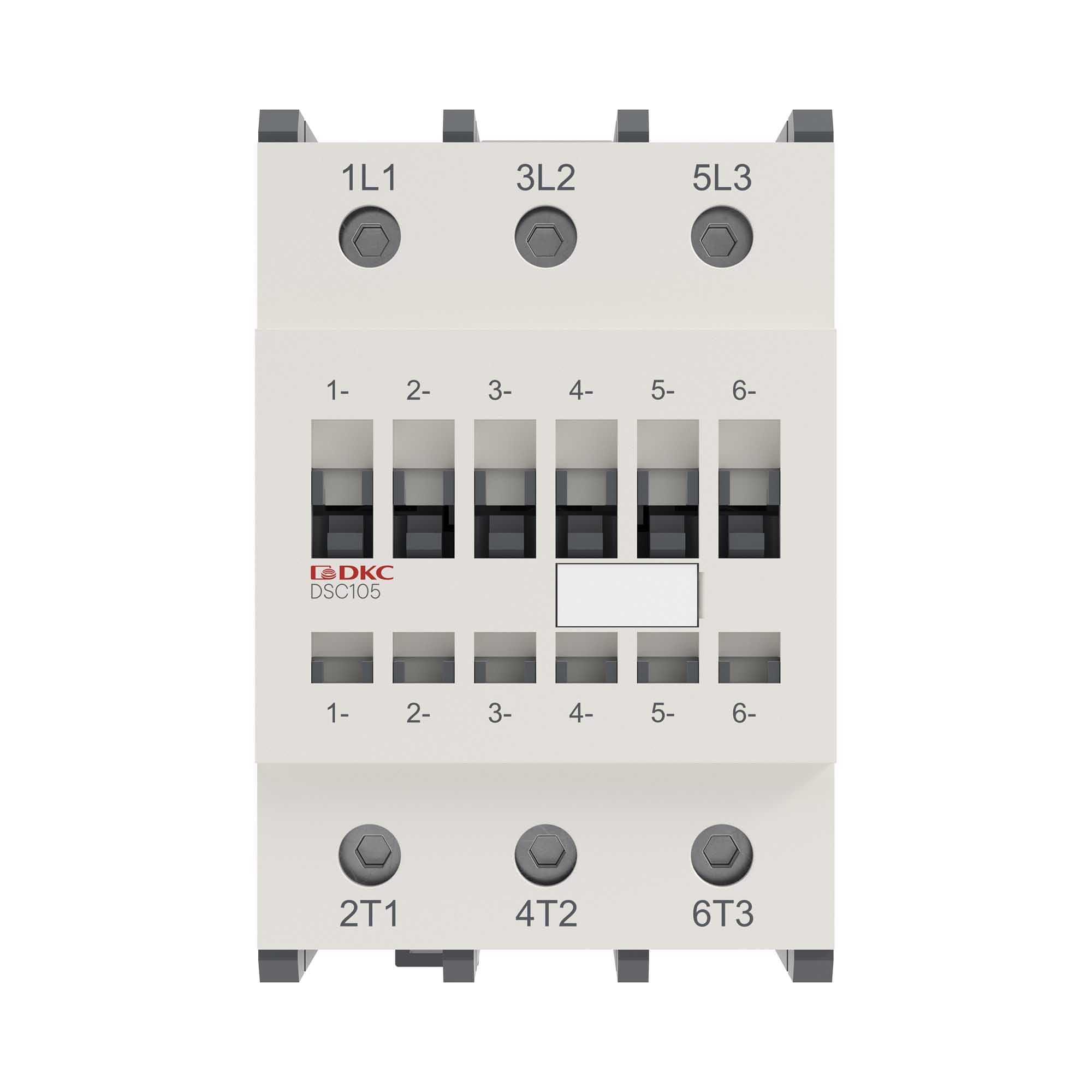 Магнитный контактор YON DSC105 105A 55кВт AC3 3P кат.220В AC