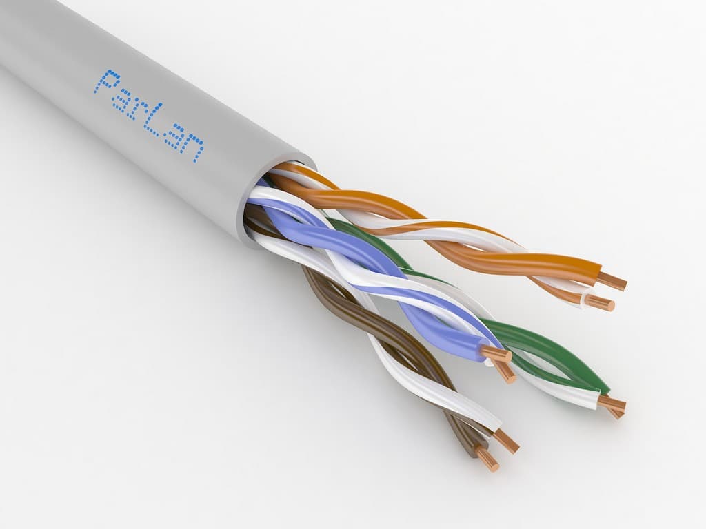 Витая пара ParLan U/UTP Cat 5e PVCLS нг(А)-FRLS 4х2x0.52