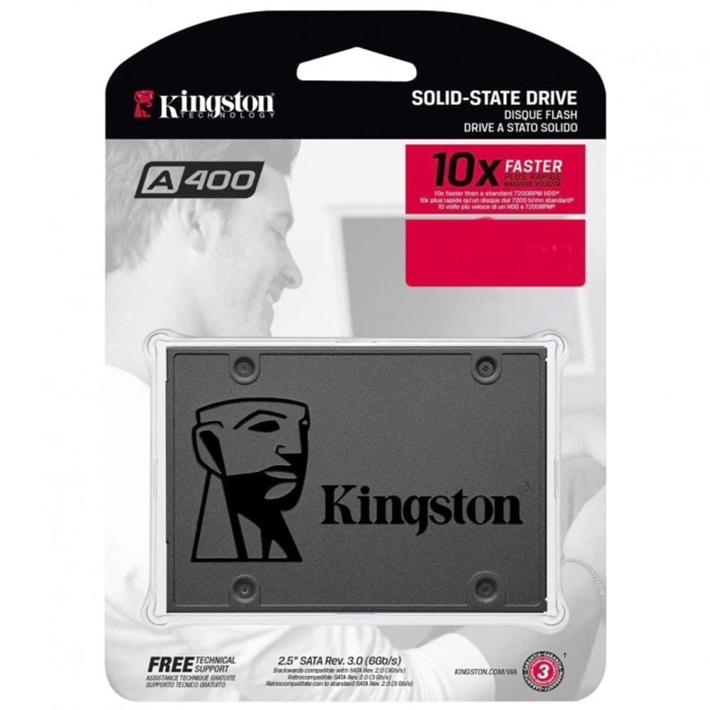 Накопитель SSD 2.5'' 960GB A400, SATA III, 3D NAND TLC, 500/450 Мб/с