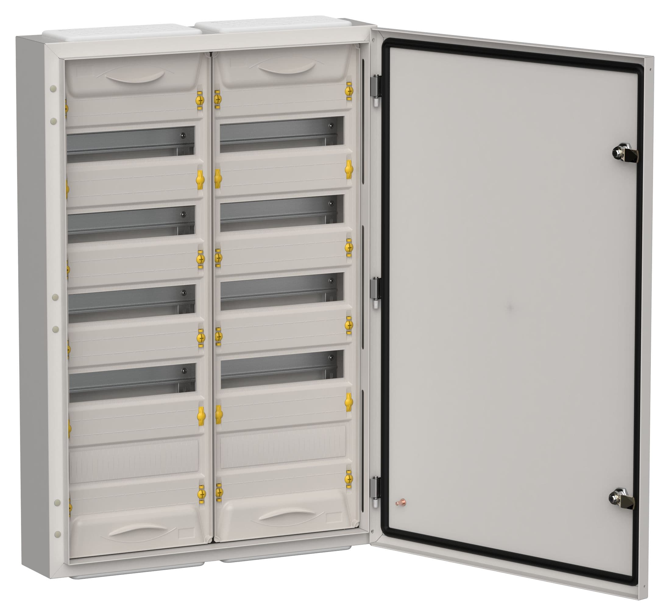 TITAN 5 Корпус металлический ЩРн-120 (2х60) 835х570х140 IP54 сер