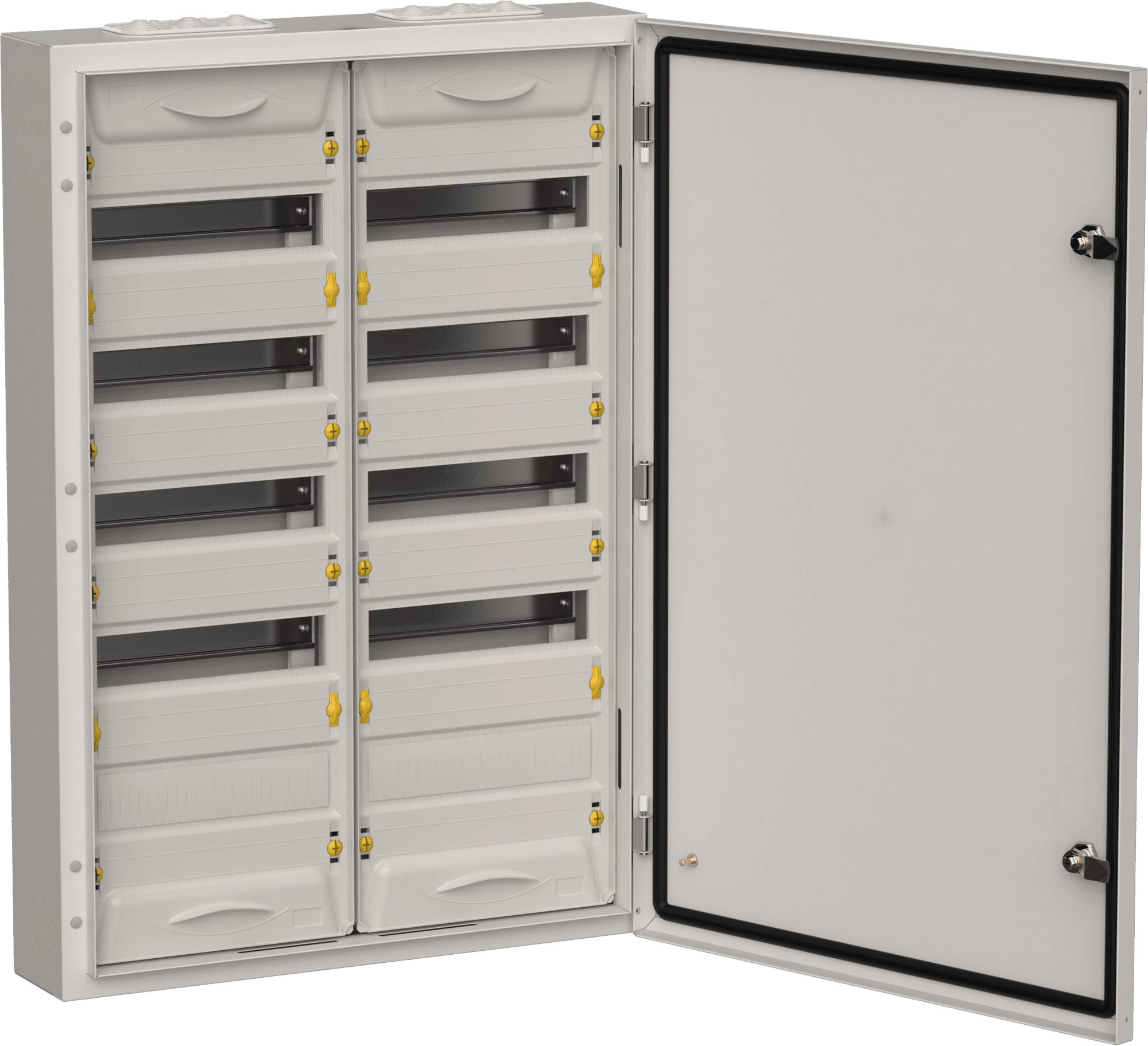 TITAN 5 Корпус металлический ЩРн-120 (2х60) 835х570х140 IP54 сер