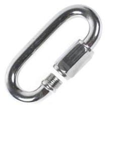 Карабин винтовой D4мм нержавеющая сталь А2(1шт)