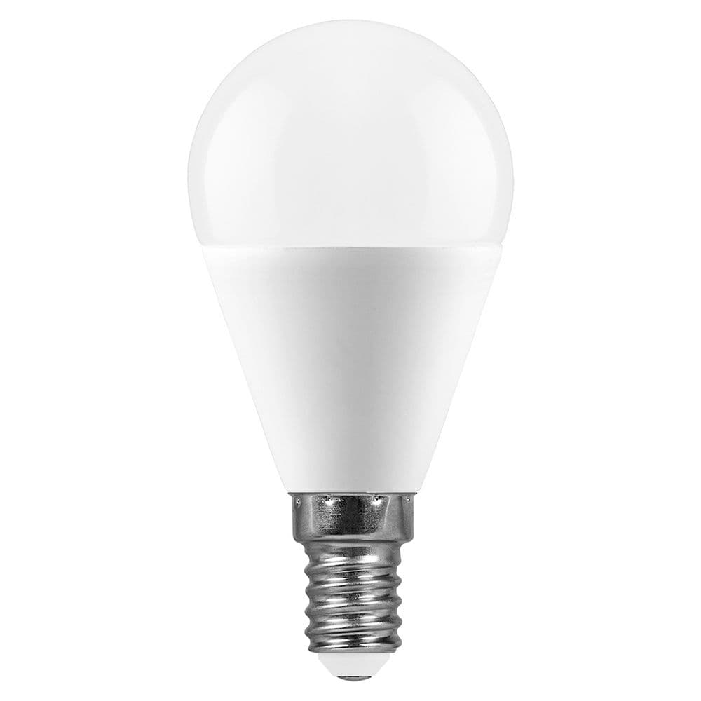 Лампа светодиодная LED 11вт Е14 белый матовый шар